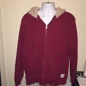 Lucky brand Sherpa lined hoodie. XL